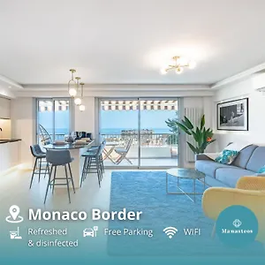 Apartment Baie De Monaco - Terrasse Vue Mer - Parking - Af, Beausoleil